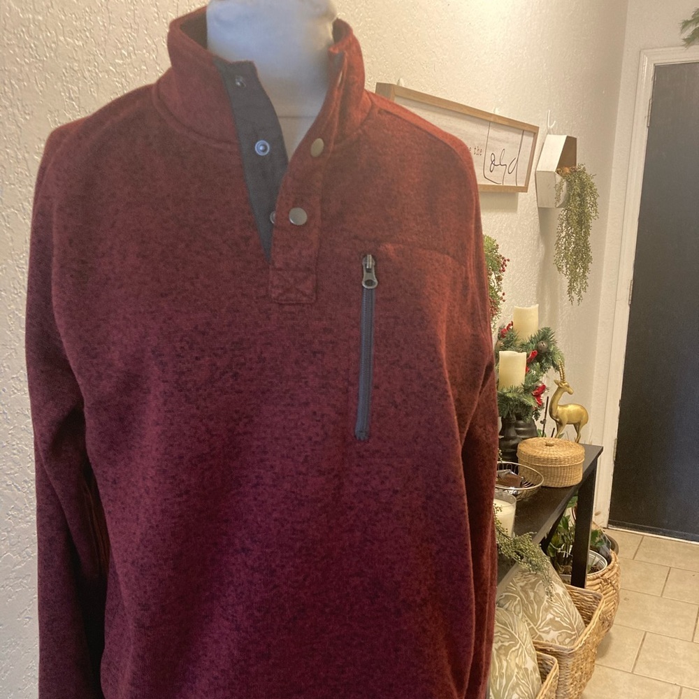 SONOMA ZIPPED TOP SWEATER